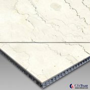 Bianco Perlino-Aluminum Honeycomb Laminated Panel